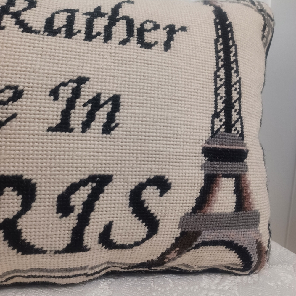 C&F Needlepoint Pillow - Picture 3 of 9